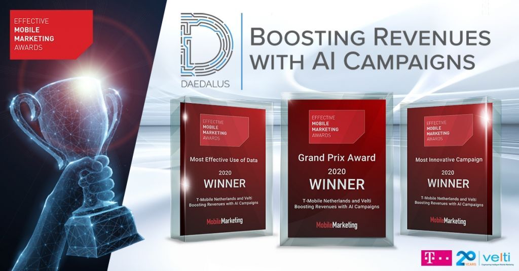Winner of 3 Effective Mobile Marketing Awards